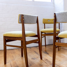 Load image into Gallery viewer, Two Tone Mid-Century Dining Chairs.