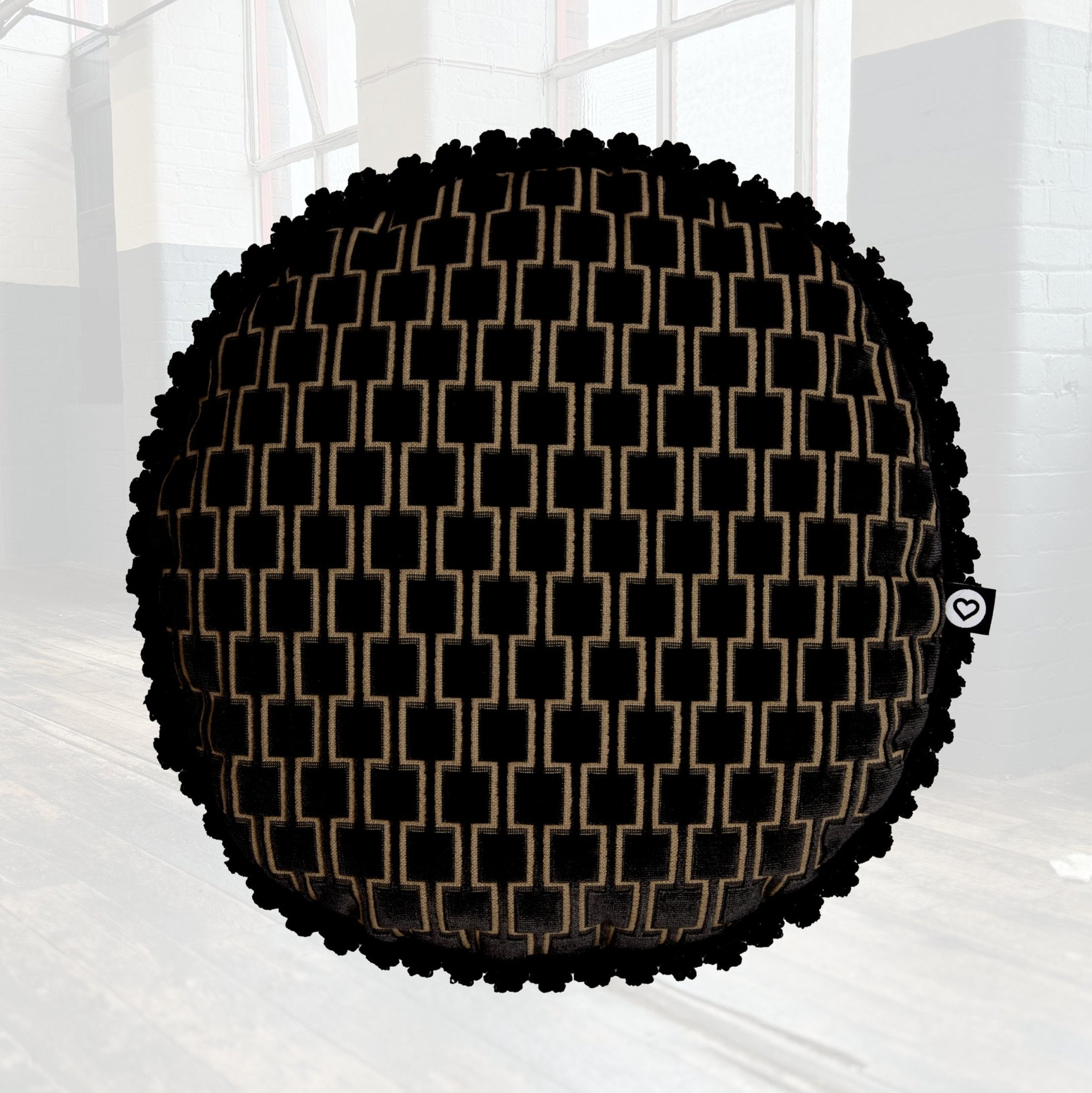 Tassel Bakerloo London Underground Cushion