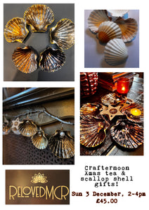 Crafternoon Christmas Tea - Scallop Gifts and Decorations