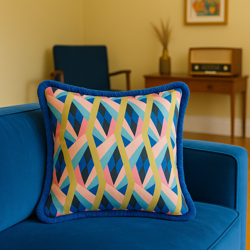 Neo Velvet Tassel Cushion